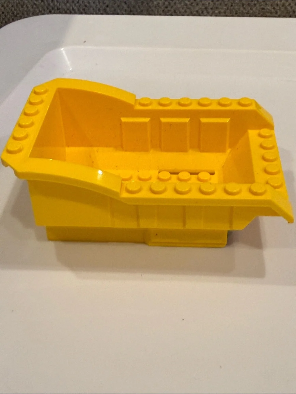 Lego Yellow Truck Back Dumper Holder Bed Yellow